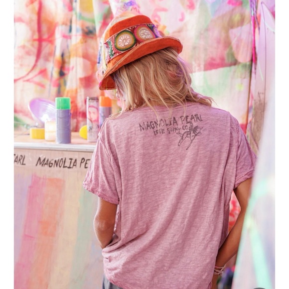 Magnolia Pearl Julien Henley Tee - Picture 3 of 9